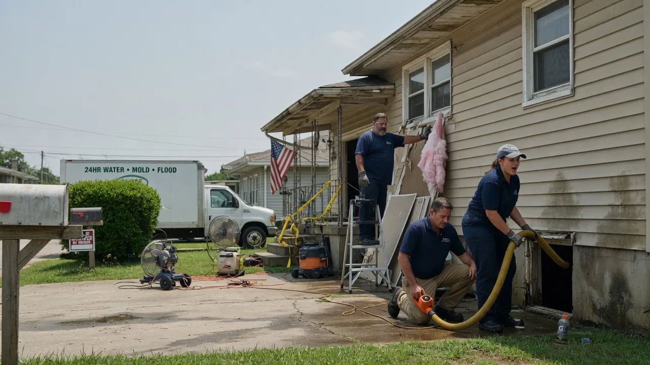 Water Damage Repair in Mechanicsburg, IL near me